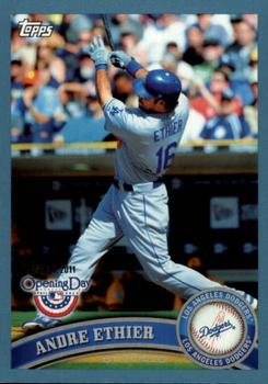 2011 Topps Opening Day - Blue #112 Andre Ethier Front