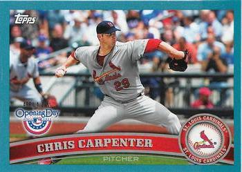 2011 Topps Opening Day - Blue #131 Chris Carpenter Front