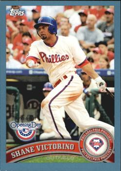 2011 Topps Opening Day - Blue #209 Shane Victorino Front