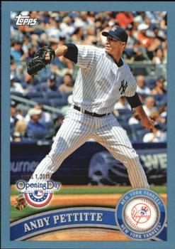 2011 Topps Opening Day - Blue #217 Andy Pettitte Front