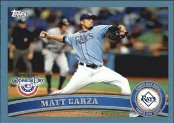 2011 Topps Opening Day - Blue #219 Matt Garza Front