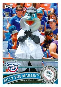 2011 Topps Opening Day - Mascots #M-10 Billy the Marlin Front