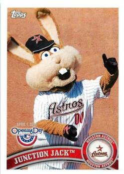 The Houston Astros mascot Junction Jack and meback in M…