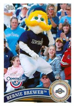 2011 Topps Opening Day - Mascots #M-13 Bernie Brewer Front