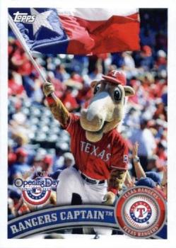 2011 Topps Opening Day - Mascots #M-23 Rangers Captain Front