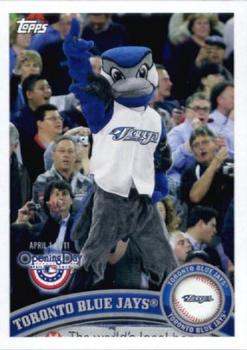 2011 Topps Opening Day - Mascots #M-24 Ace Front