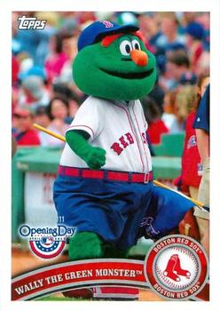 2011 Topps Opening Day - Mascots #M-4 Wally the Green Monster Front