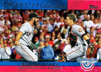 2011 Topps Opening Day - Superstar Celebrations #SC-2 Buster Posey Front