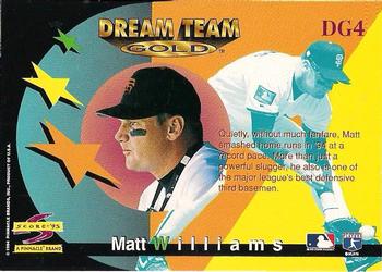 1995 Score - Dream Team Gold #DG4 Matt Williams Back