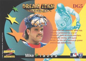 1995 Score - Dream Team Gold #DG5 Mike Piazza Back