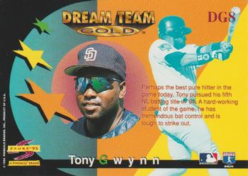 1995 Score - Dream Team Gold #DG8 Tony Gwynn Back