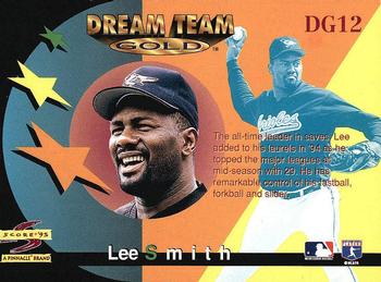 1995 Score - Dream Team Gold #DG12 Lee Smith Back