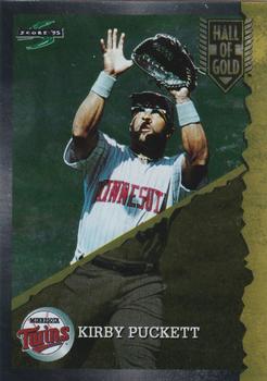 1995 Score - Hall of Gold #HG11 Kirby Puckett Front