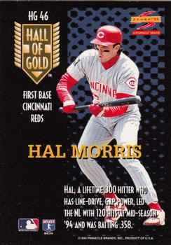 1995 Score - Hall of Gold #HG46 Hal Morris Back