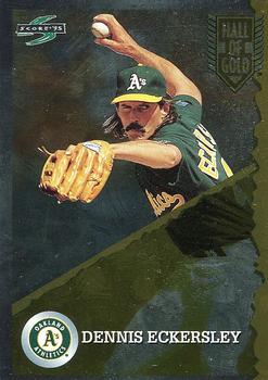 1995 Score - Hall of Gold #HG87 Dennis Eckersley Front