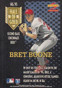 1995 Score - Hall of Gold #HG95 Bret Boone Back