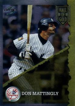 1995 Score - Hall of Gold #HG22 Don Mattingly Front
