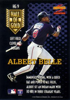 1995 Score - Hall of Gold #HG9 Albert Belle Back