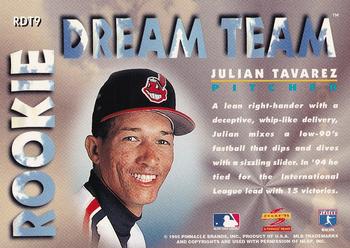 1995 Score - Rookie Dream Team #RDT9 Julian Tavarez Back