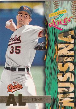 1995 Score - Score Rules #SR30 Mike Mussina Front