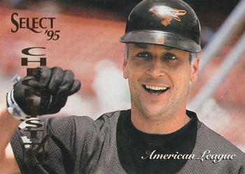 1995 Select #245 American League Checklist Front
