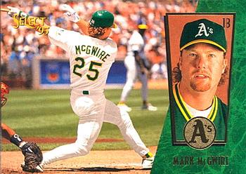 1995 Select #14 Mark McGwire Front
