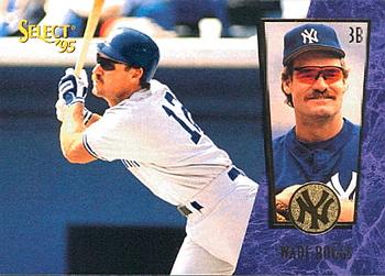 1995 Select #16 Wade Boggs Front