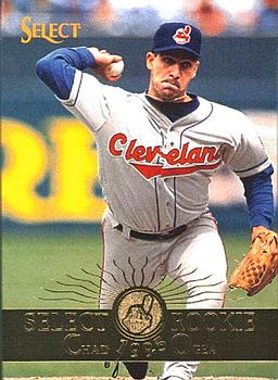 1995 Select #186 Chad Ogea Front