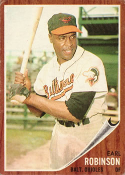 1962 Topps #272 Earl Robinson Front