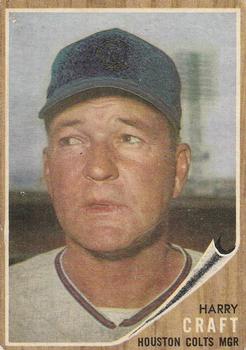 1962 Topps #12 Harry Craft Front