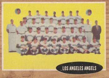 1962 Topps #132 Los Angeles Angels Front