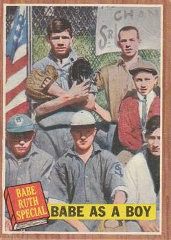 1962 Topps #135 Babe as a Boy Front