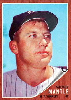 1962 Topps #200 Mickey Mantle Front
