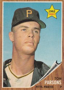 1962 Topps #326 Tom Parsons Front