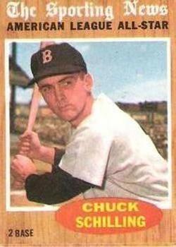 1962 Topps #467 Chuck Schilling Front