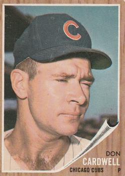 1962 Topps #495 Don Cardwell Front