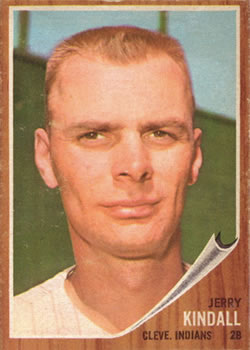 1962 Topps #292 Jerry Kindall Front