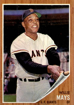 1962 Topps #300 Willie Mays Front