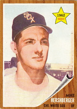 1962 Topps #341 Mike Hershberger Front