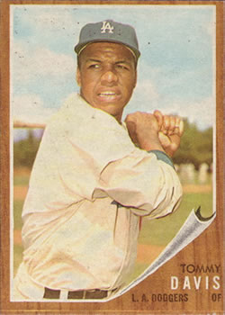 1962 Topps #358 Tommy Davis Front