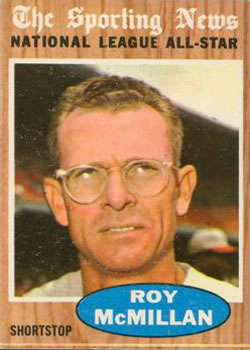 1962 Topps #393 Roy McMillan Front