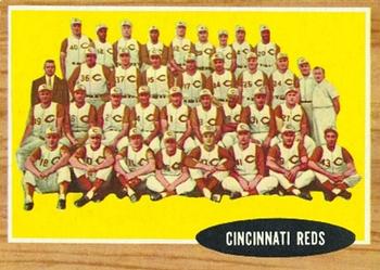 1962 Topps #465 Cincinnati Reds Front