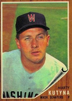 1962 Topps #566 Marty Kutyna Front