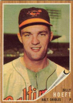 1962 Topps #134 Billy Hoeft Front