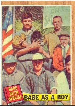 1962 Topps #135 Babe as a Boy Front