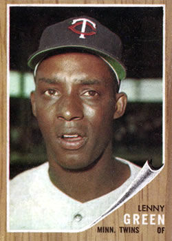 1962 Topps #84 Lenny Green Front