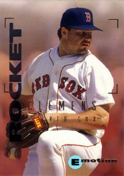 1995 SkyBox E-Motion #10 Roger Clemens Front