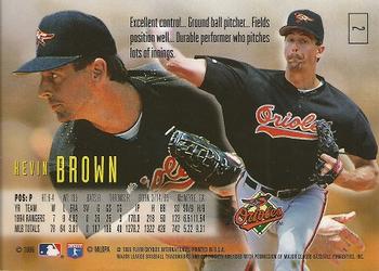 1995 SkyBox E-Motion #2 Kevin Brown Back