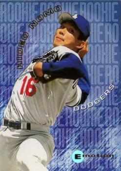 1995 SkyBox E-Motion - Rookies #9 Hideo Nomo Front