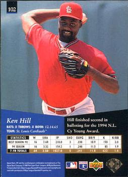 1995 SP #102 Ken Hill Back
